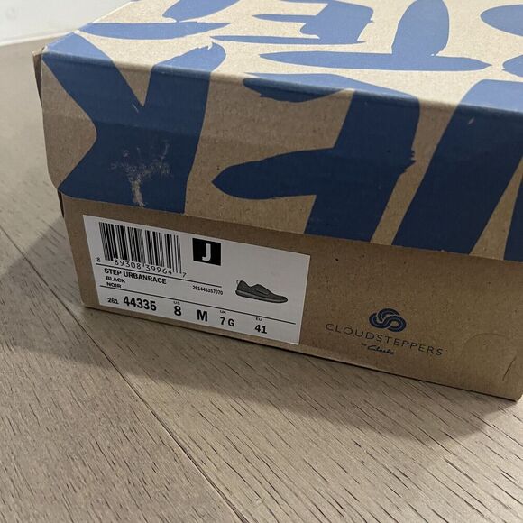 Clarks Step Urbanrace Cloudsteppers Black Slip On Sneakers Mens US 8 - Picture 3 of 14